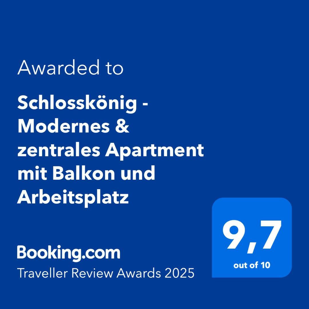 Schlosskoenig - Modernes & Zentrales Apartment Mit Balkon Und Arbeitsplatz Schwerin  Exterior foto